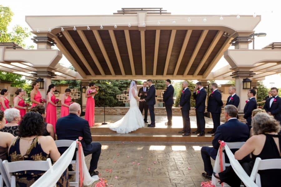 Planning an on site wedding ceremony